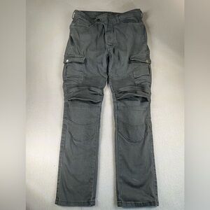 Komine Padded Motorcycle Pants Grey Small 30 Waist